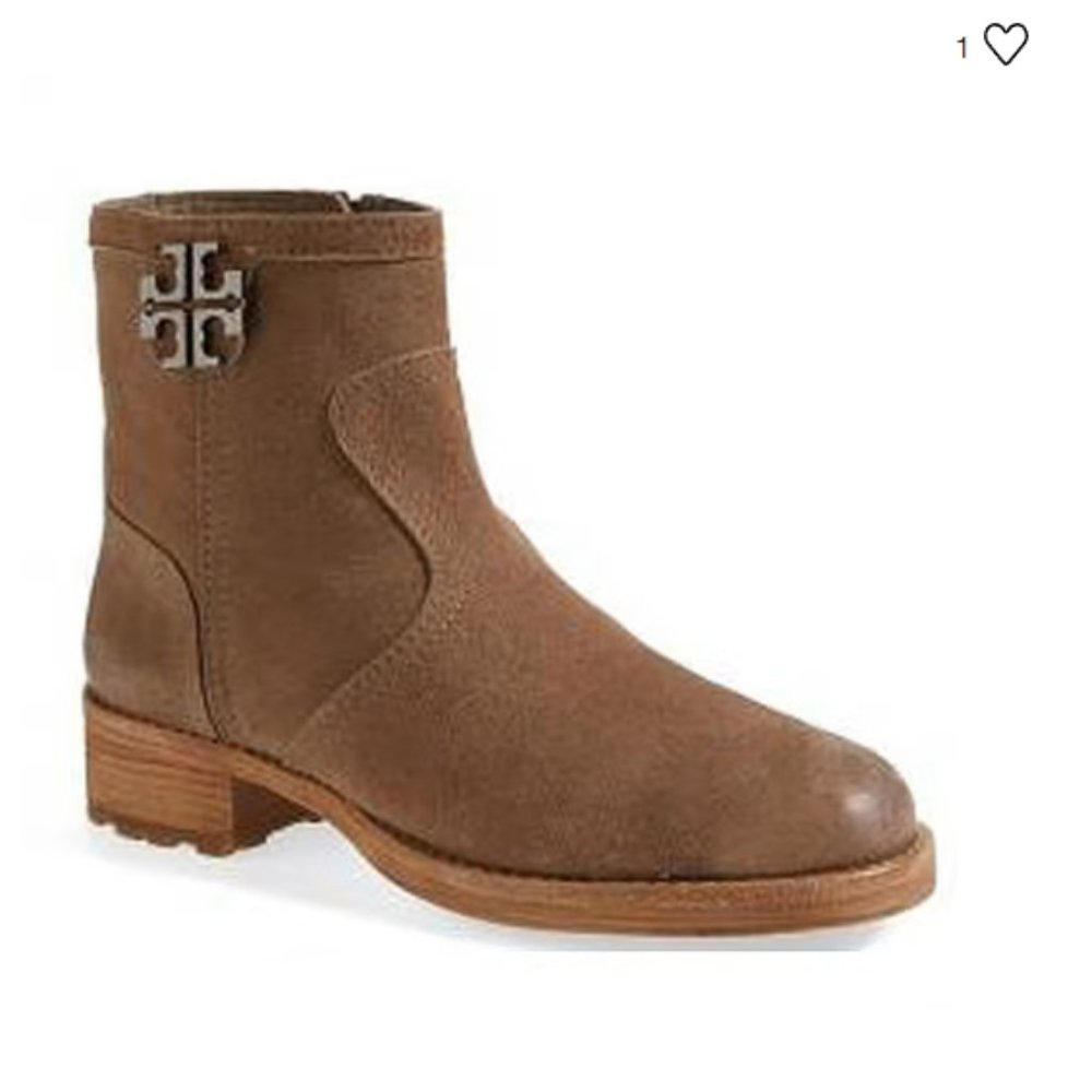 EUC Tory BURCH Eloise Ankle Boot in Briarwood